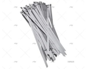 ABRAZADERA INOX W4 350mm X 7,9mm (100u) NORMA