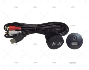 ADAPTADOR ENTRADA USB/AUX 3,5mm CABLE 2m ADAPTADOR ENTRADA USB/AUX 3,5mm CABLE 2m