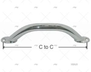 AGARRADERA INOX SS316 282mm MARINE TOWN