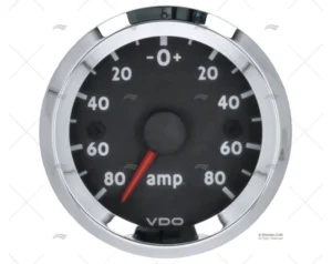 AMPERIMETRO OL (CERQUILLO CROM) 80A 12V VDO AMPERIMETRO OL (CERQUILLO CROM) 80A 12V VDO