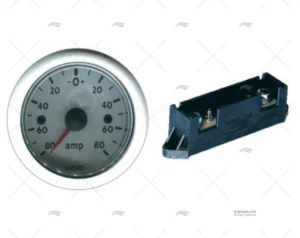 AMPERIMETRO OL (CROMADO)80A 12V C/ SHUNT VDO AMPERIMETRO OL (CROMADO)80A 12V C/ SHUNT VDO