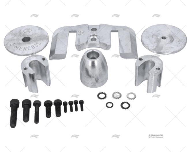 ANODO ZINC KIT MERCURY BRAVO 3 2004 ZINETI ANODO ZINC KIT MERCURY BRAVO 3 2004 ZINETI