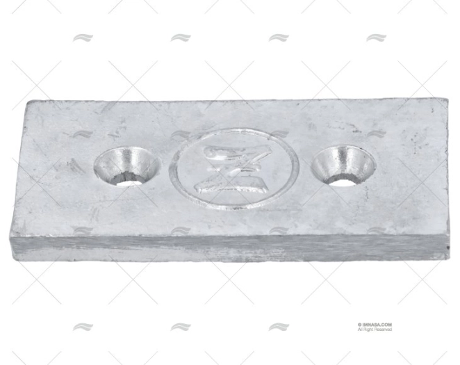 ANODO ZINC PLACA 100X50X8 0,270kg. ZINETI ANODO ZINC PLACA 100X50X8 0,270kg. ZINETI