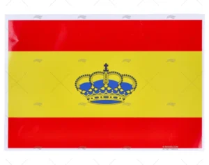 BANDERA ADHESIVA ESPAÑA C/CORONA 210×140