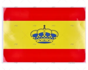 BANDERA ADHESIVA ESPAÑA C/CORONA 300×200