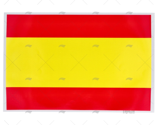 BANDERA ADHESIVA ESPAÑA S/CORONA 300×200 BANDERA ADHESIVA ESPAÑA S/CORONA 300×200