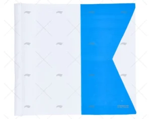 BANDERA ALFA PLASTICO 22X 19cm