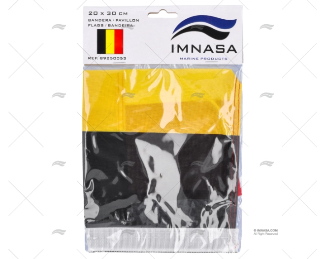 BANDERA BELGICA 30x 20cm - Imagen 2