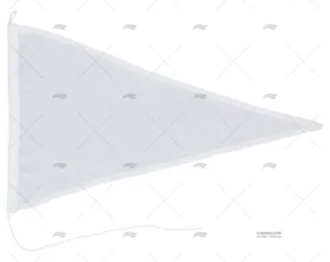 BANDERA BLANCA 45x30cm TRIANGULAR ETAMIN ADRIA BANDIERE