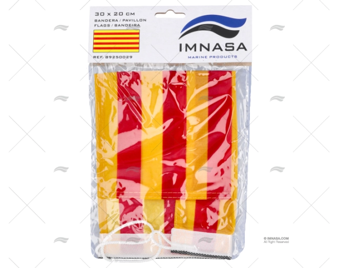 BANDERA CATALUÑA 30x 20cm - Imagen 2