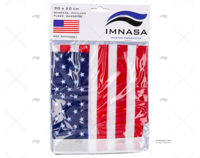 BANDERA ESTADOS UNIDOS 30x 20cm - Imagen 2