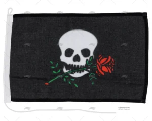 BANDERA PIRATA ROSA 30x 20cm ADRIA BANDIERE