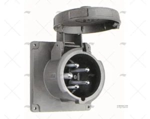 BASE ELEC POPA 100A 4+T HUBBELL PVC