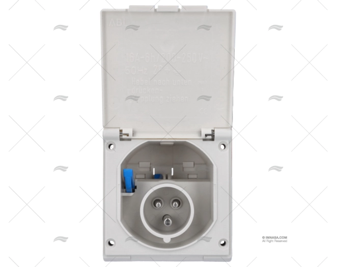 BASE ELEC POPA MACHO 16A DIA43 C-TAPA BASE ELEC POPA MACHO 16A DIA43 C-TAPA