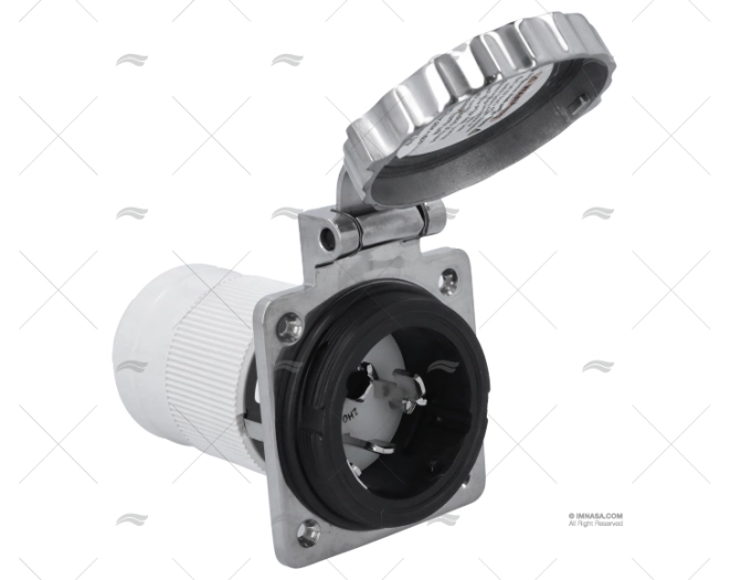 BASE ELEC POPA MARINCO 64A INOX 3P INT S - Imagen 2