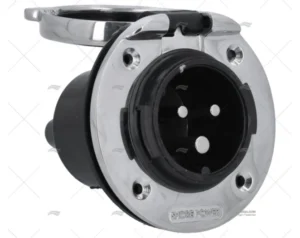 BASE TOMA DE PUERTO CE INOX 16A/250V RATIO ELECTRIC