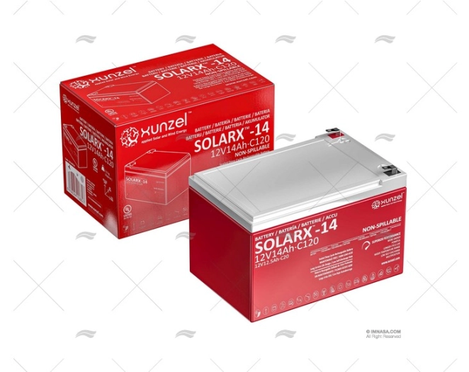 BATERIA 14A AGM SOLARX XUNZEL - Imagen 2