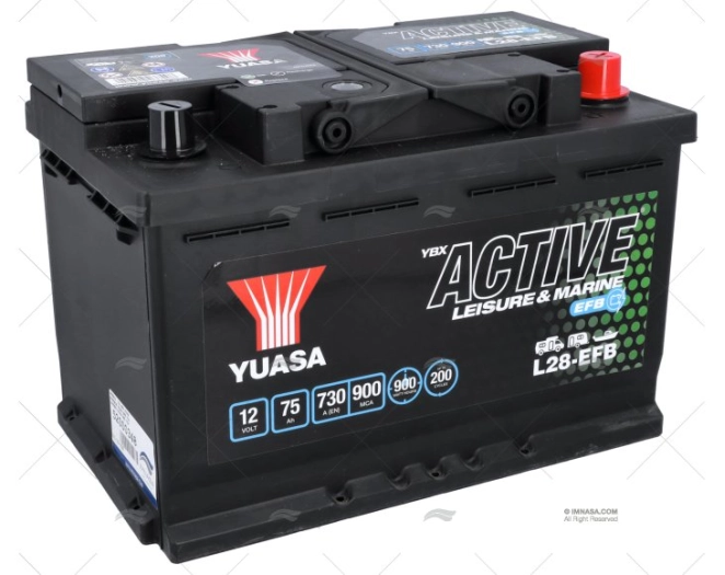 BATERIA 75A EFB YUASA BATERIA 75A EFB YUASA