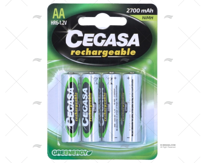 BATERIA PILA AA 1,5v/4Ud. RECARGABLE BATERIA PILA AA 1,5v/4Ud. RECARGABLE