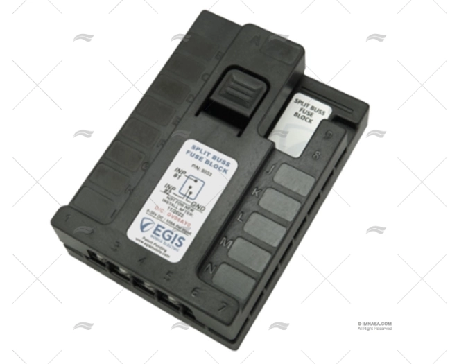BLOQUE DE FUSIBLES 200A 13C 12V EGIS - Imagen 2