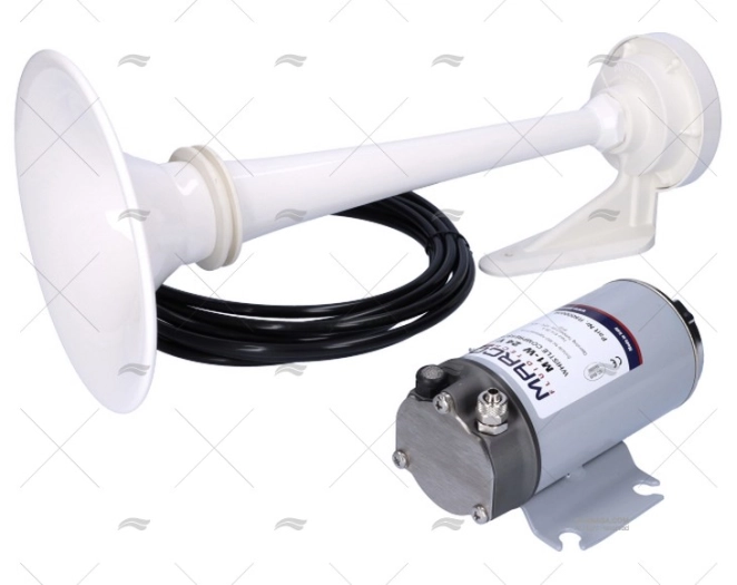 BOCINA COMPRESOR BLANCA 24V MARCO BOCINA COMPRESOR BLANCA 24V MARCO