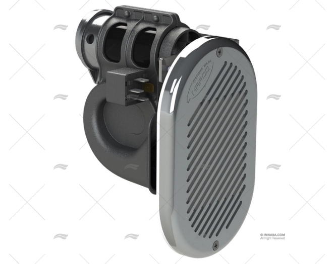 BOCINA HURRICANE 24V PNEUM. CROMADA MARCO BOCINA HURRICANE 24V PNEUM. CROMADA MARCO