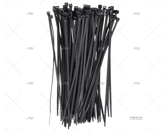 BRIDA NYLON 3,6×200 NEGRA 100 UNIDADES NORMA BRIDA NYLON 3,6×200 NEGRA 100 UNIDADES NORMA
