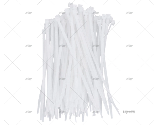 BRIDA NYLON 4,8×200 BLANCA 100 UNIDADES NORMA BRIDA NYLON 4,8×200 BLANCA 100 UNIDADES NORMA