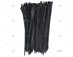 BRIDA NYLON 7,5×365 NEGRA 100 UNIDADES NORMA