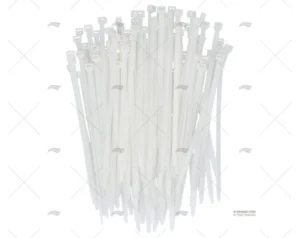BRIDA NYLON 7,8×240 BLANCA 100 UNIDADES NORMA