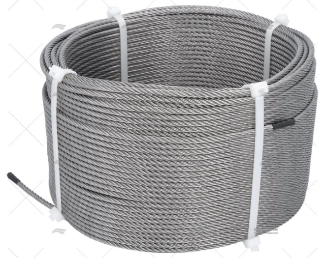 CABLE 7×19 INOX 5,00mm 100m CABLE 7×19 INOX 5,00mm 100m