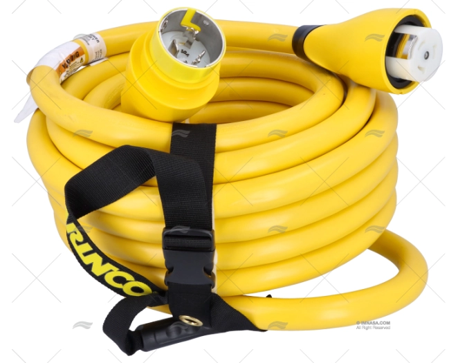 CABLE AISLADO 50″ H-M AMARILLO 50A 125/2 MARINCO CABLE AISLADO 50″ H-M AMARILLO 50A 125/2 MARINCO