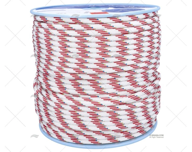 CABO DYNAMIC PLUS 10mm BLANCO/ROJO 200m LIROS CABO DYNAMIC PLUS 10mm BLANCO/ROJO 200m LIROS
