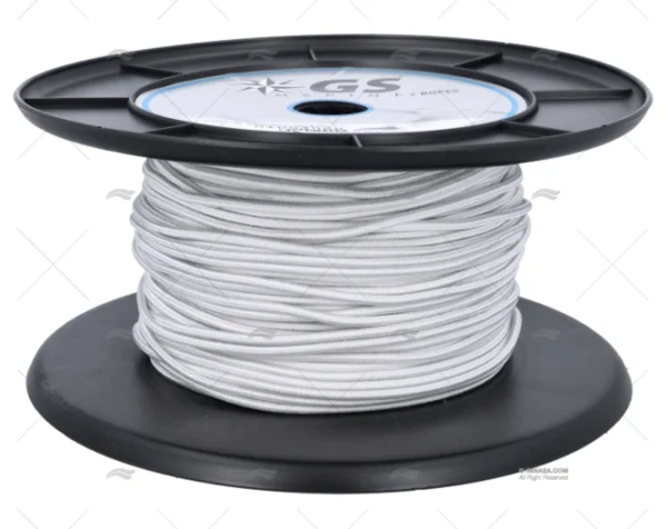 CABO ELASTICO 4mm BLANCO 100m