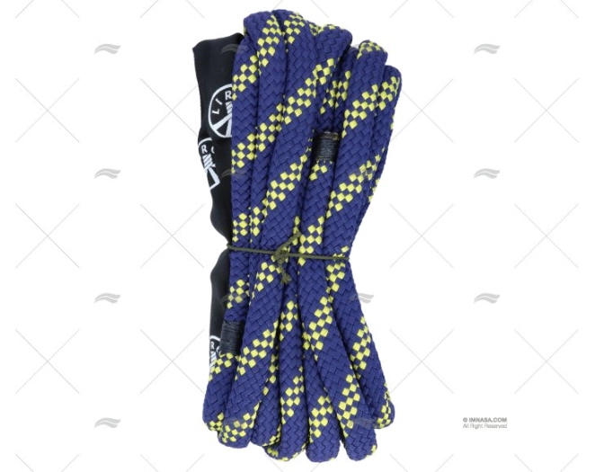 CABO HANDY ELASTIC 18mm NAVY/AMAR. 1x10m LIROS CABO HANDY ELASTIC 18mm NAVY/AMAR. 1x10m LIROS
