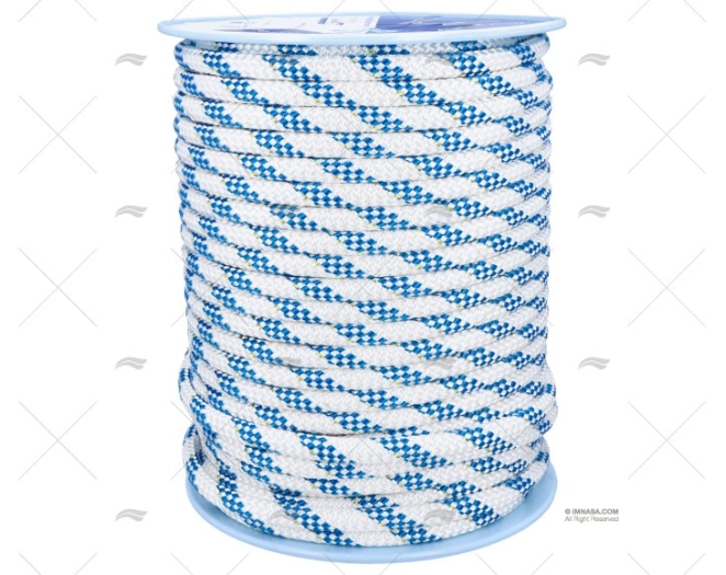 CABO HERCULES 16mm BLANCO/AZUL 100m LIROS CABO HERCULES 16mm BLANCO/AZUL 100m LIROS