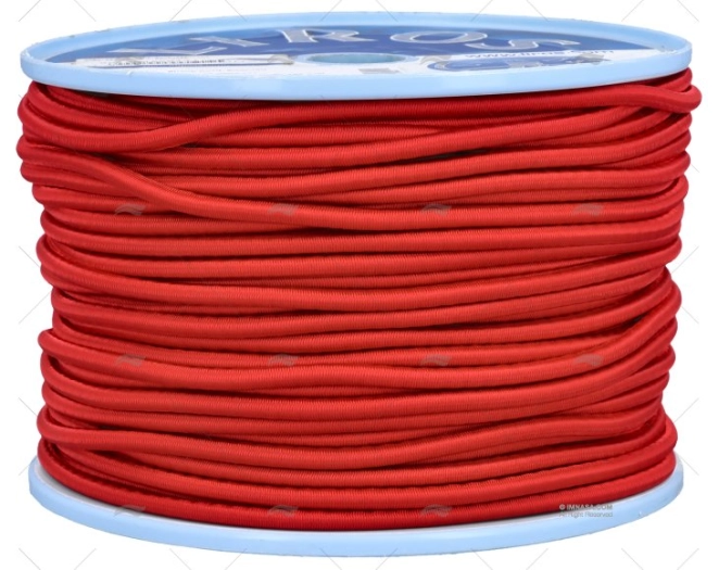 CABO SHOCK CORD 06mm ROJO 100m LIROS CABO SHOCK CORD 06mm ROJO 100m LIROS