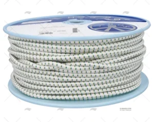 CABO SHOCK CORD 08mm BLANCO   100m LIROS