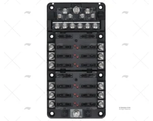 CAJA PORTA FUSIBLES 12P + BUSBAR CAJA PORTA FUSIBLES 12P + BUSBAR