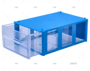 CAJA PORTAOBJETOS AZUL 1C.14.5X9.5X5.5C CAJA PORTAOBJETOS AZUL 1C.14.5X9.5X5.5C