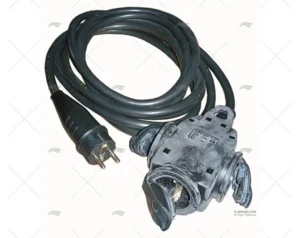 CLAVIJA ELEC. HEMBRA AEREA TRIPLE 5m CLAVIJA ELEC. HEMBRA AEREA TRIPLE 5m