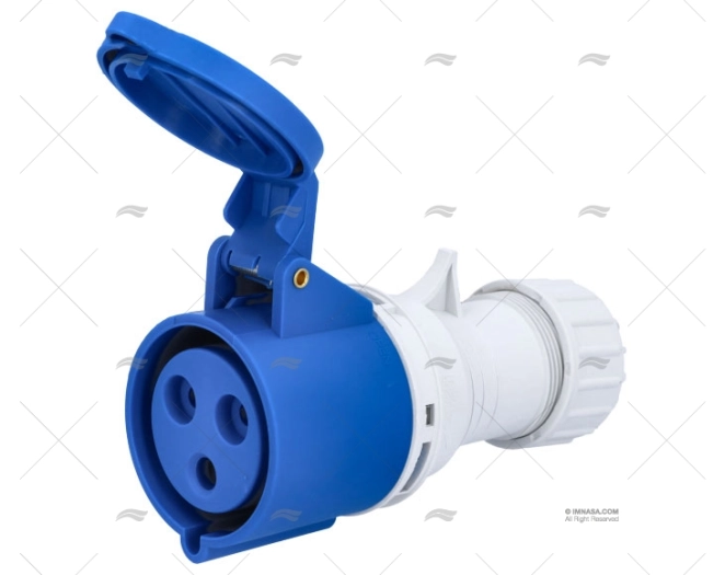 CLAVIJA ELEC. HEMBRA 230V 32A 3P 6h IP44 - Imagen 2