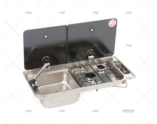 COCINA 2 FOGONES CON PICA A LA DERECHA CAN COCINA 2 FOGONES CON PICA A LA DERECHA CAN
