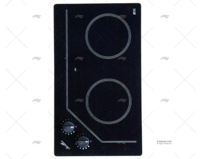 COCINA VITRO ENO 532x305mm 220V 2X1200W COCINA VITRO ENO 532x305mm 220V 2X1200W