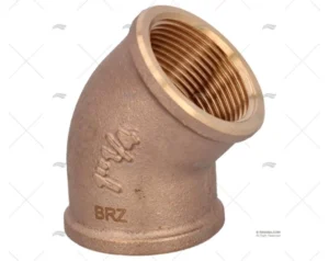 CODO BRONCE H-H 45º 1″1/4 GUIDI CODO BRONCE H-H 45º 1″1/4 GUIDI