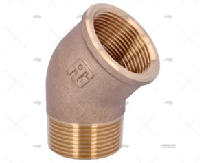 CODO BRONCE M-H 45º 1″1/4 GUIDI CODO BRONCE M-H 45º 1″1/4 GUIDI