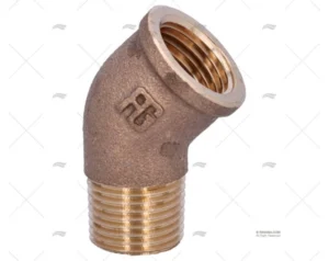 CODO BRONCE M-H 45º 1/2″ GUIDI CODO BRONCE M-H 45º 1/2″ GUIDI
