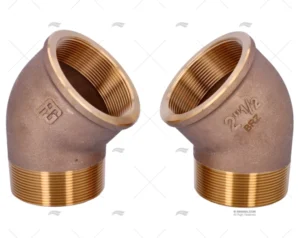 CODO BRONCE M-H 45º 2″1/2 GUIDI (2) CODO BRONCE M-H 45º 2″1/2 GUIDI (2)