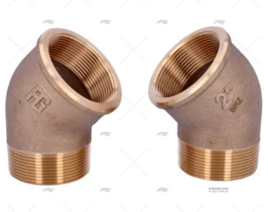 CODO BRONCE M-H 45º 2″ GUIDI (2) CODO BRONCE M-H 45º 2″ GUIDI (2)
