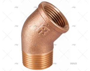 CODO BRONCE M-H 45º 3/8″ GUIDI CODO BRONCE M-H 45º 3/8″ GUIDI